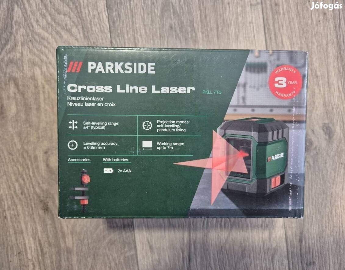 Parkside keresztvonalas lézer Pkll 7 F5