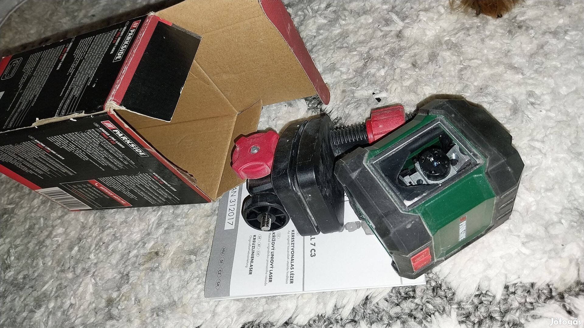 Parkside lézeres szintező