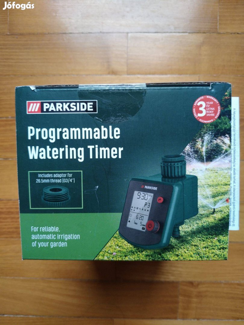 Parkside öntözőkomputer locsolókomputer öntézésvezérlő öntözésidőzítő