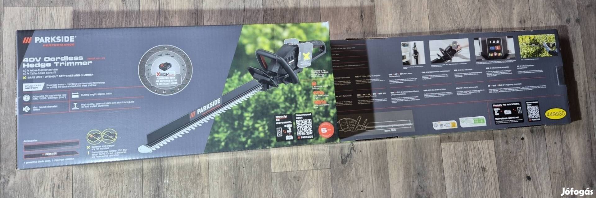 Parkside performance 40V sövényvágó Pphsa 40-Li C3