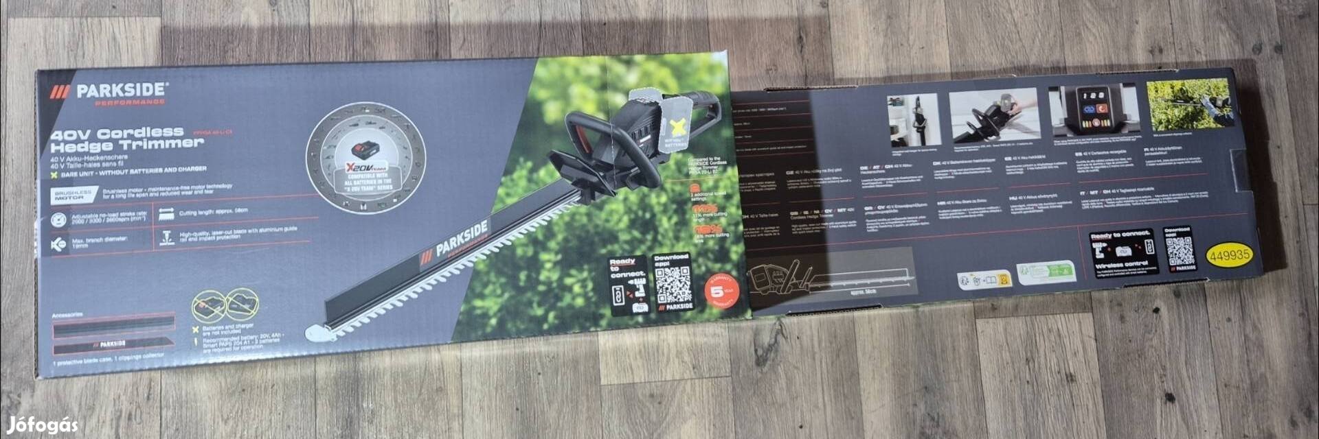Parkside performance 40V sövényvágó Pphsa 40-Li C3