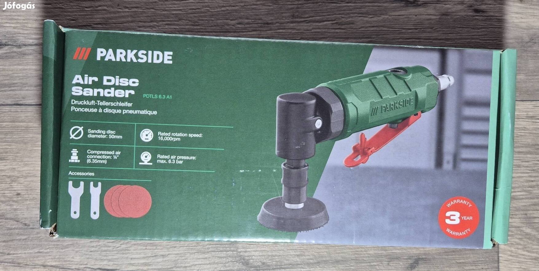 Parkside pneumatikus tárcsás csiszoló Pdtls 6.3 A1