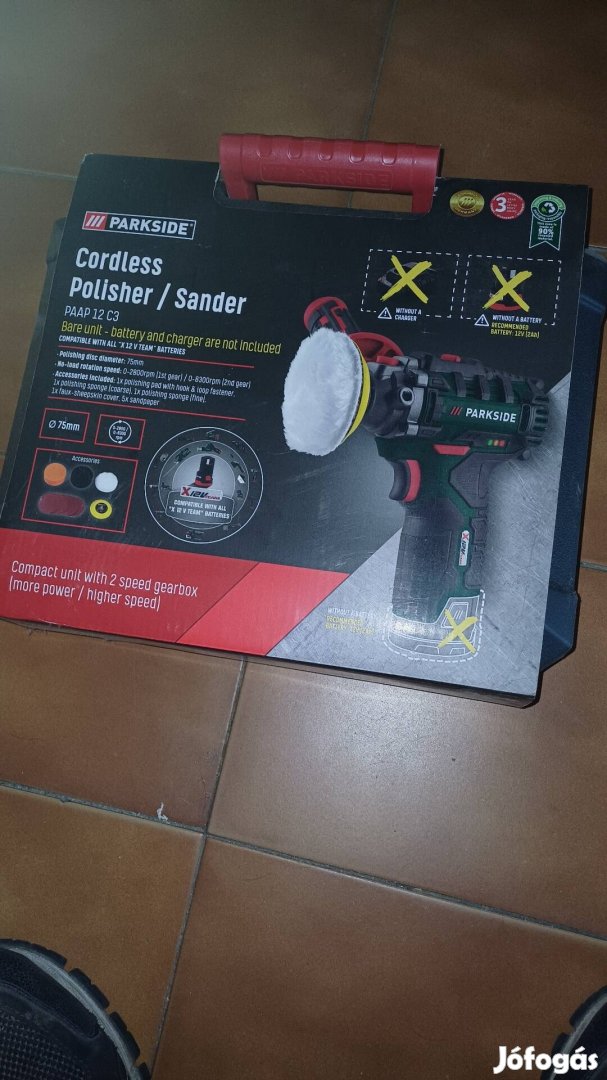 Parkside polírozó 12V