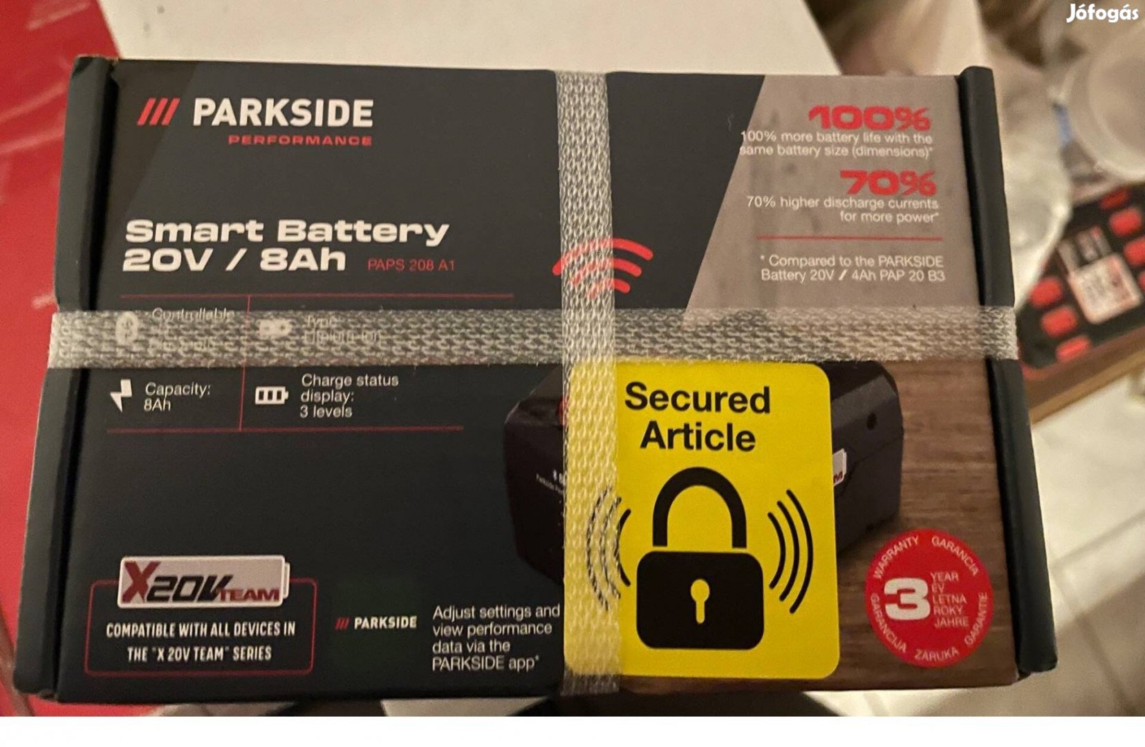 Parkside smart 20v 8ah akku