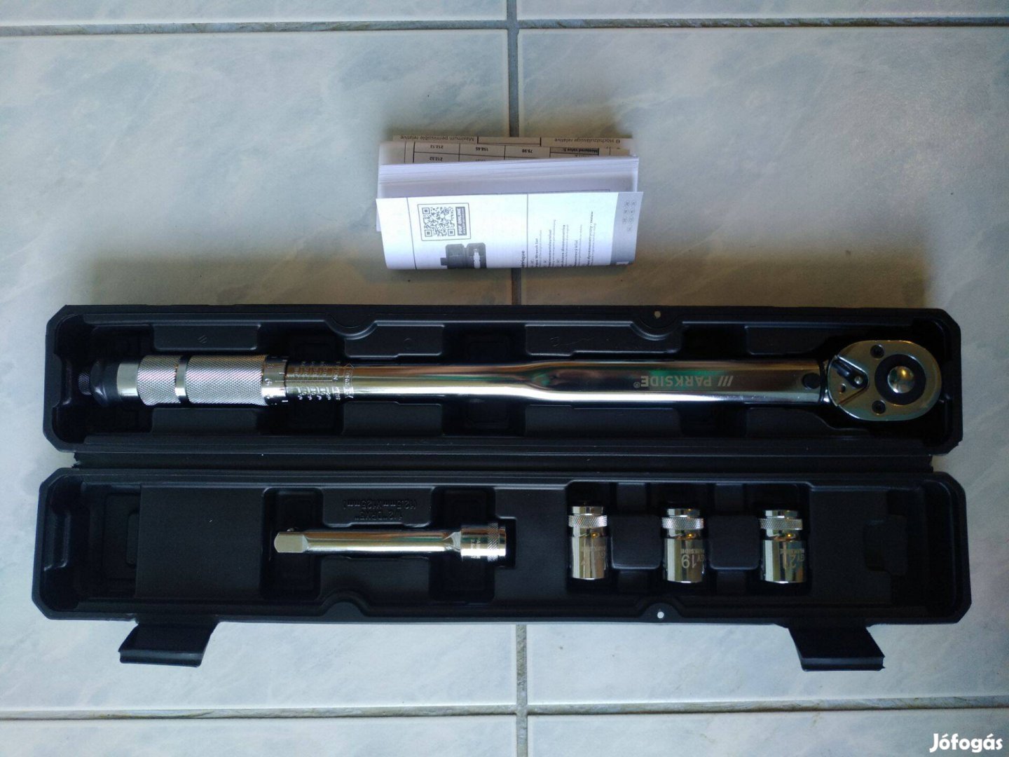 Parkside új nyomaték kulcs készlet 80 Nm-210 Nm 1/2" nyomatékkulcs