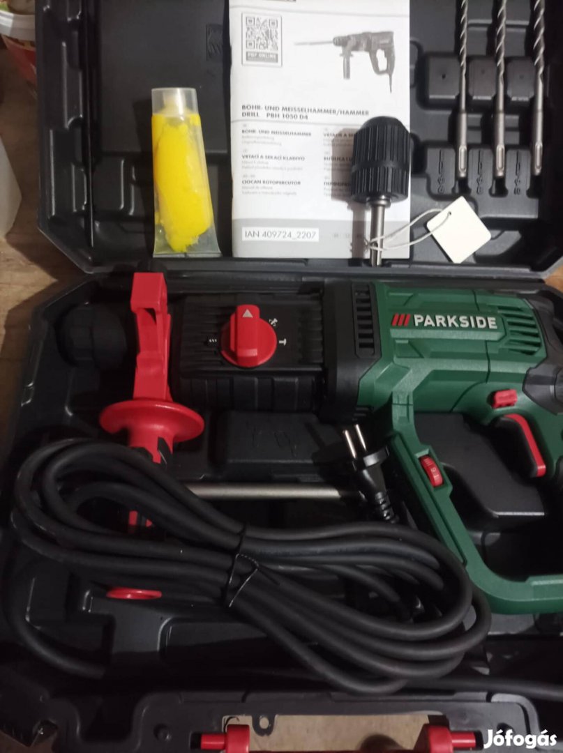 Parkside vezetékes fúró és vésőkalapács 1050W Pbh 1050 D4