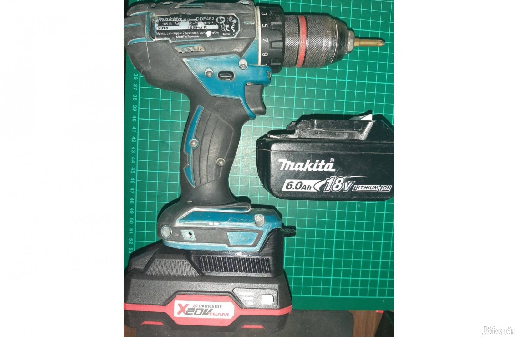 Parkside x20v akku adapter Makita 18V Lxt/BL gépekhez