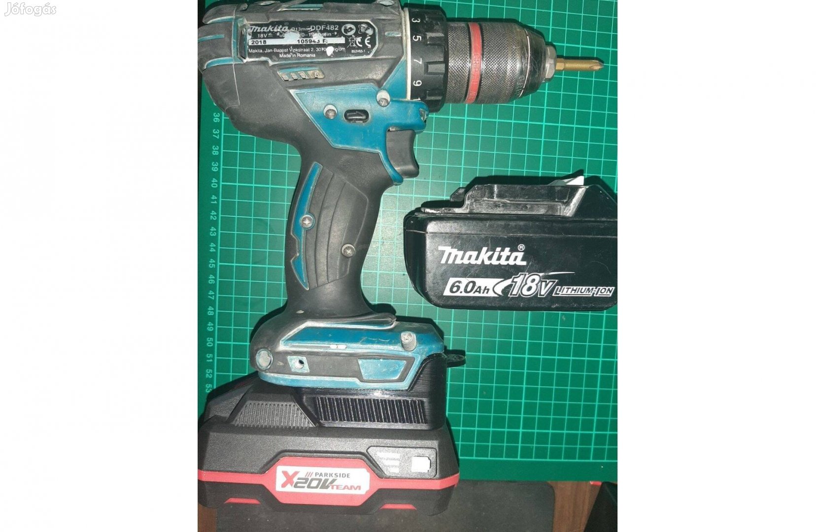 Parkside x20v akku adapter Makita 18V Lxt/BL gépekhez