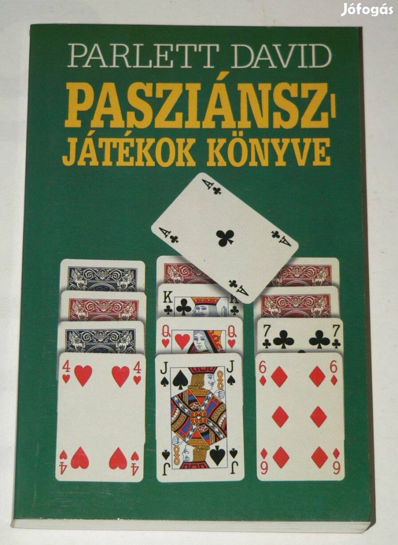 Parlett David Pasziánszjátékok könyve / könyv Kossuth Könyvkiadó 1994 ...