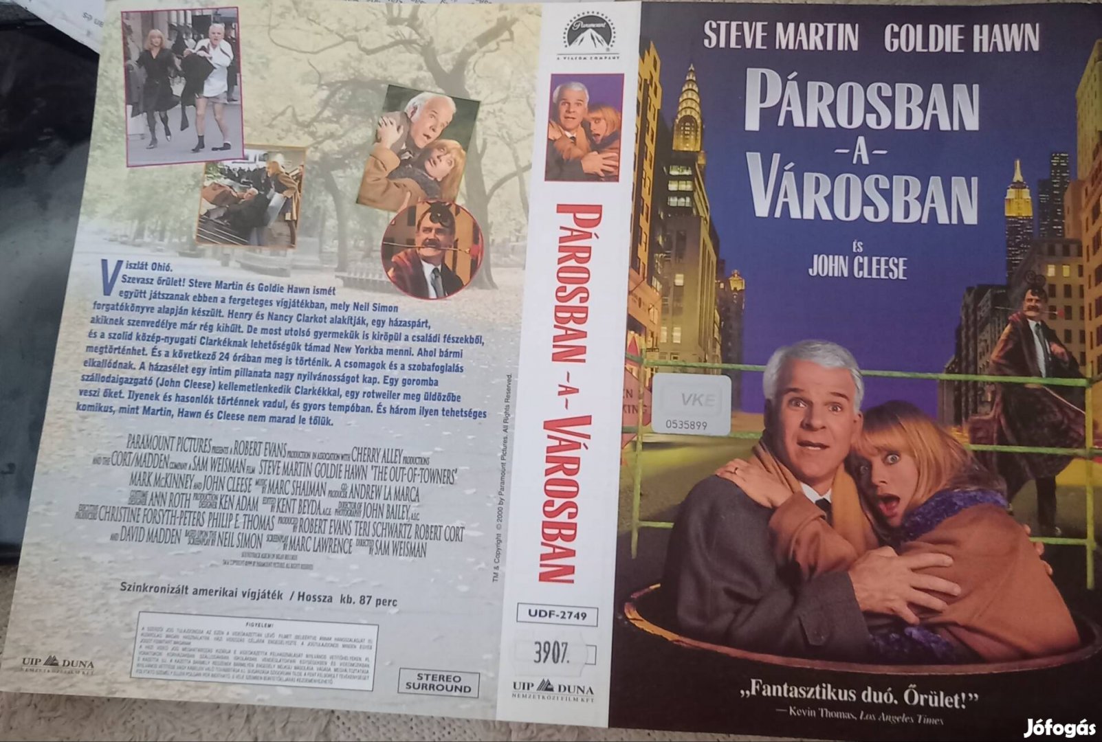 Párosban a városban - vígjáték vhs - Steve Martin