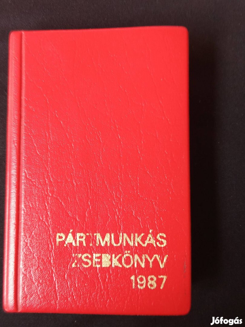 Pártmunkás zsebkönyv 1987... biankó