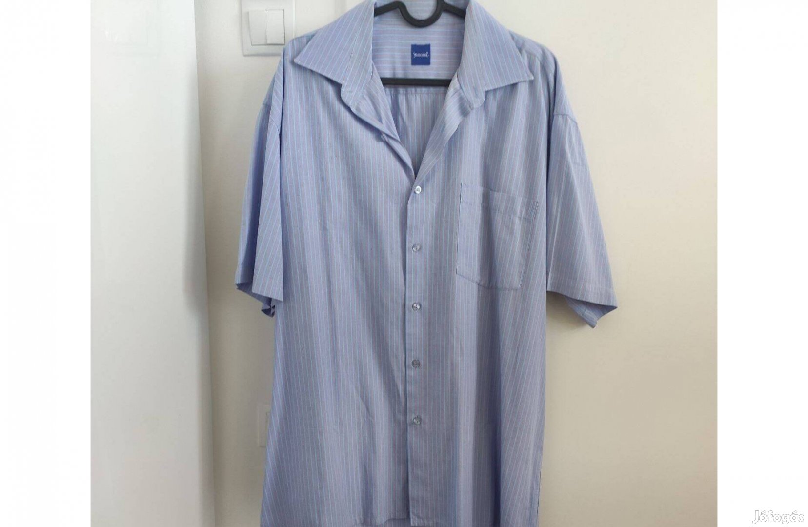 Pascarel kék, csíkos 44-es férfi ing Újszerű