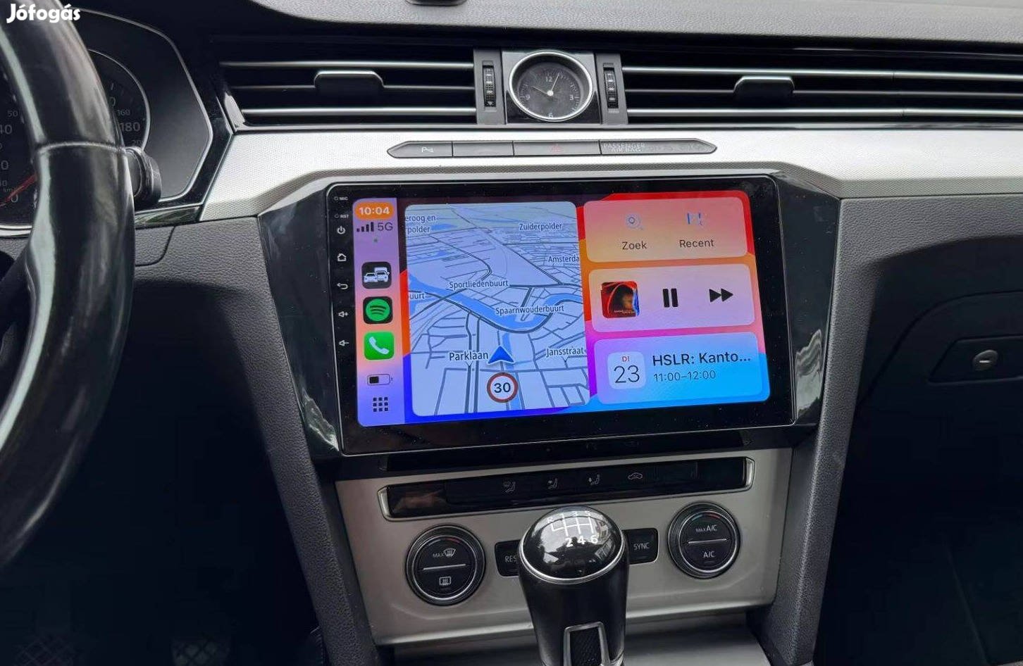 Passat B8 Multimédia Android Auto Rádió Navigáció Carplay 10" Kijelző