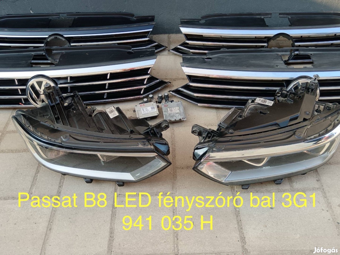 Passat B8 bal fényszoró 3G1 941 035 H eladó