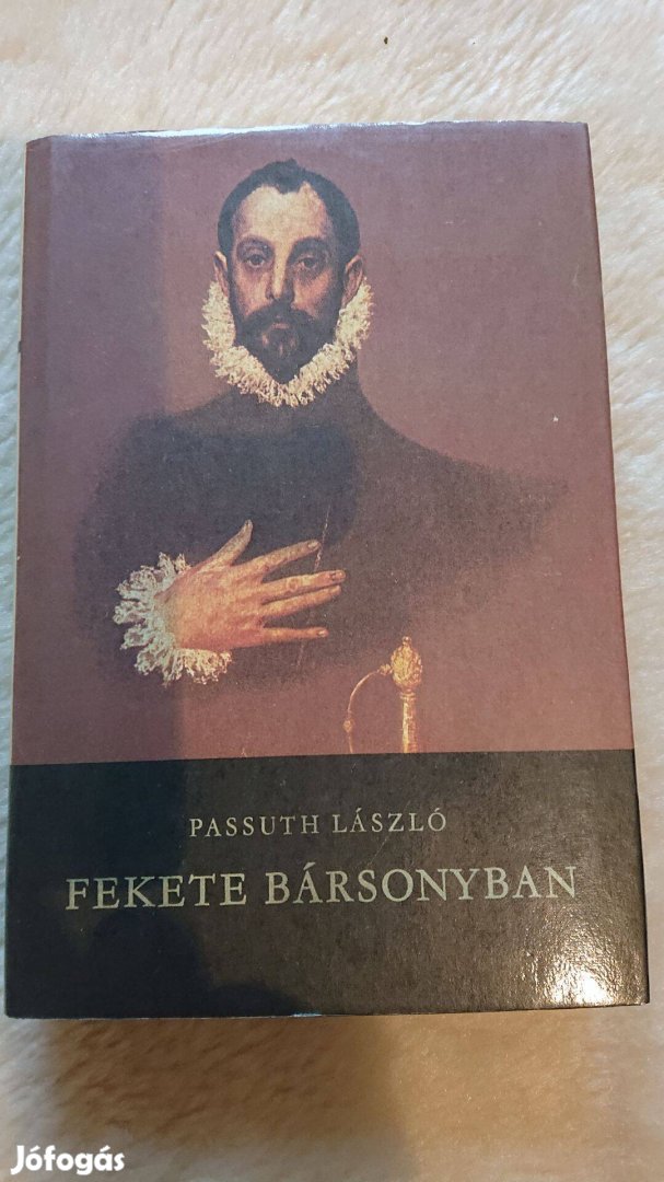 Passuth László - Fekete bársonyban c. könyv, használt, 1982-es kiadás