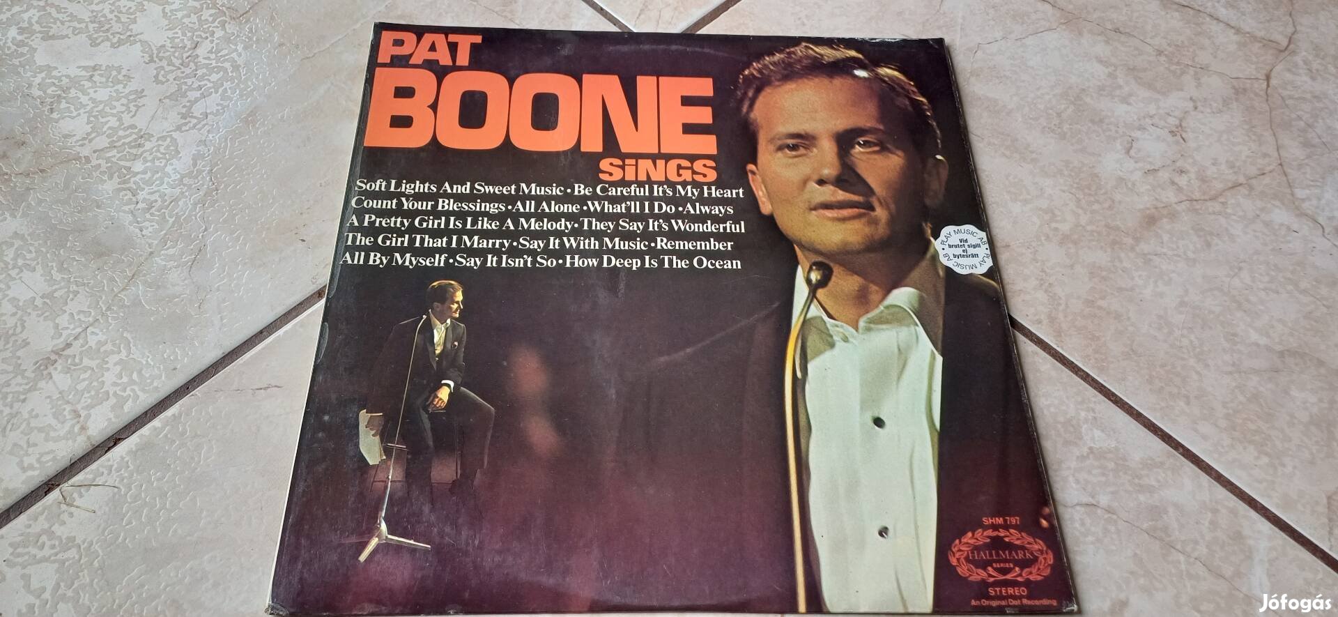 Pat Boone bakelit hanglemez