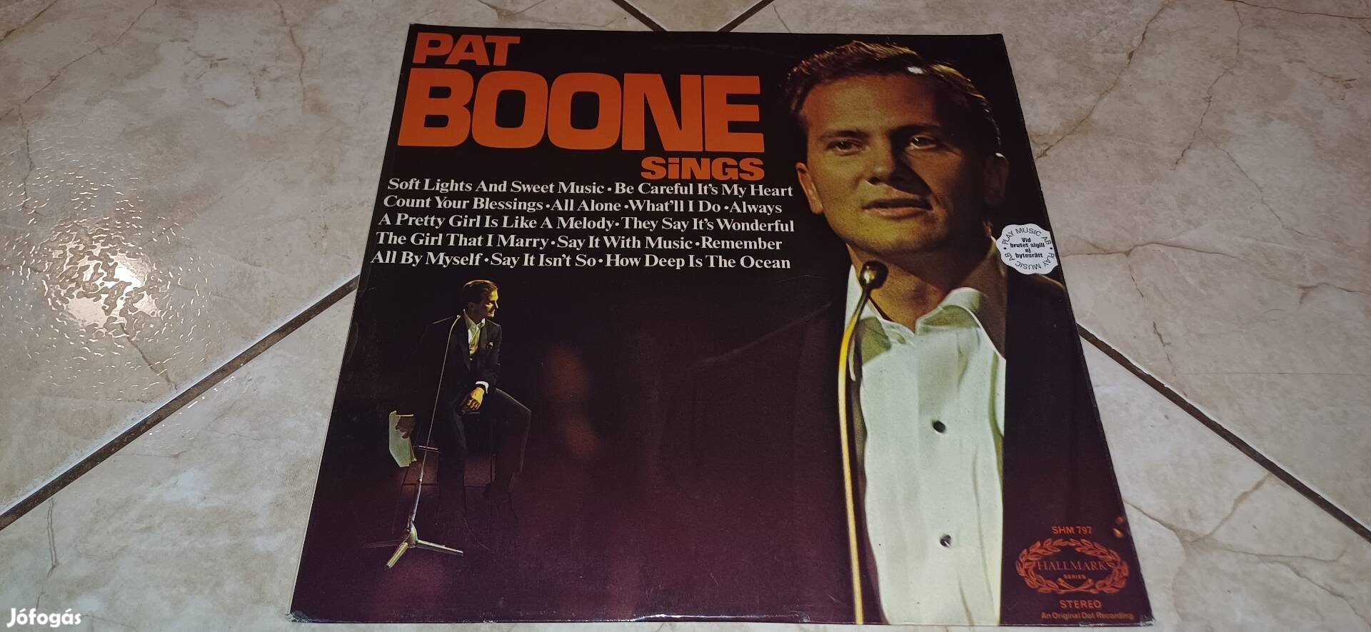 Pat Boone bakelit hanglemez