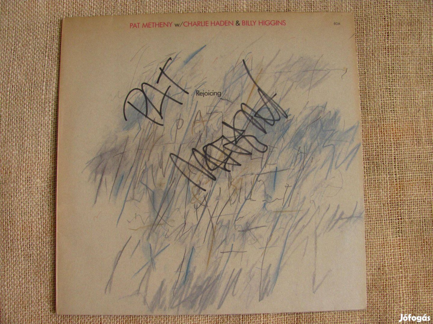 Pat Metheny ,Charlie Haden ,Billy Higgins Rejoicing LP Dedikált!