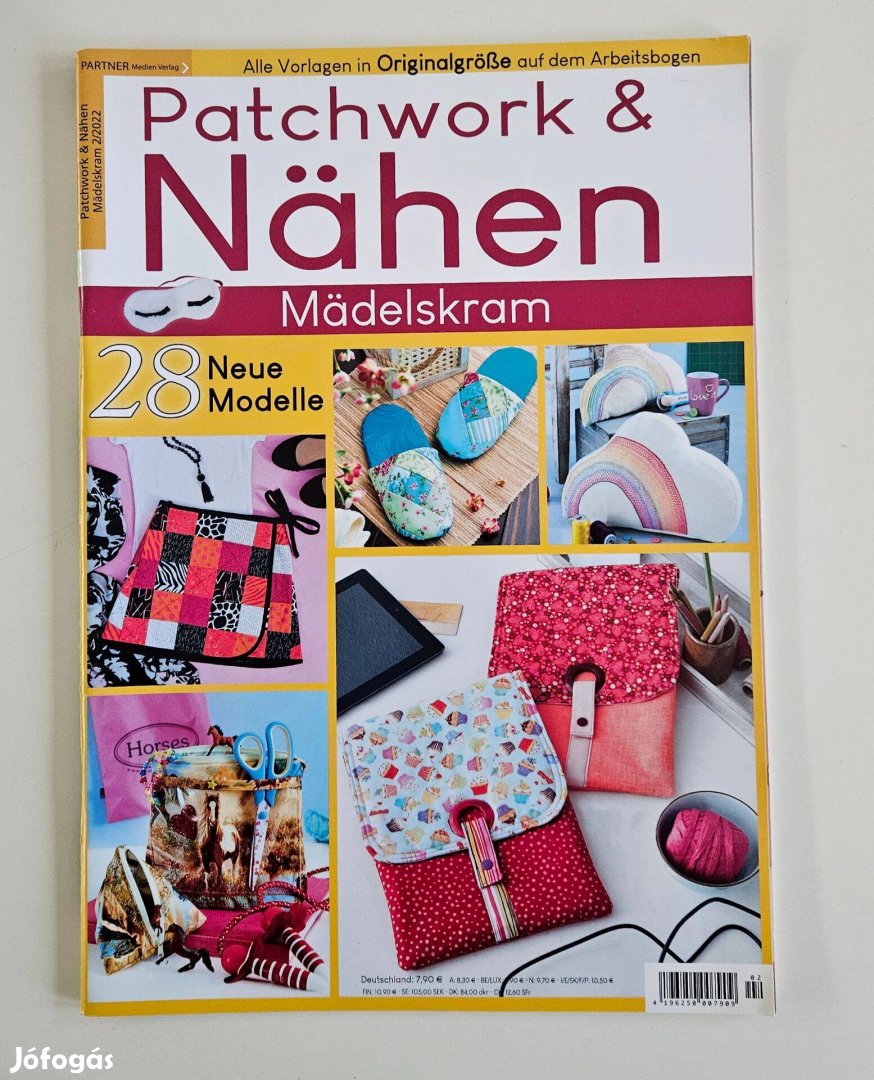 Patchwork & Nähen német nyelvű kreatív 2022/2