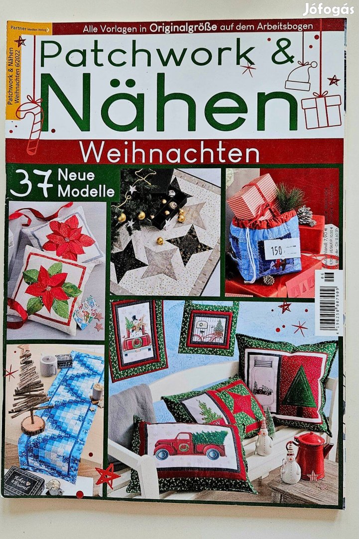 Patchwork & Nähen német nyelvű kreatív magazin