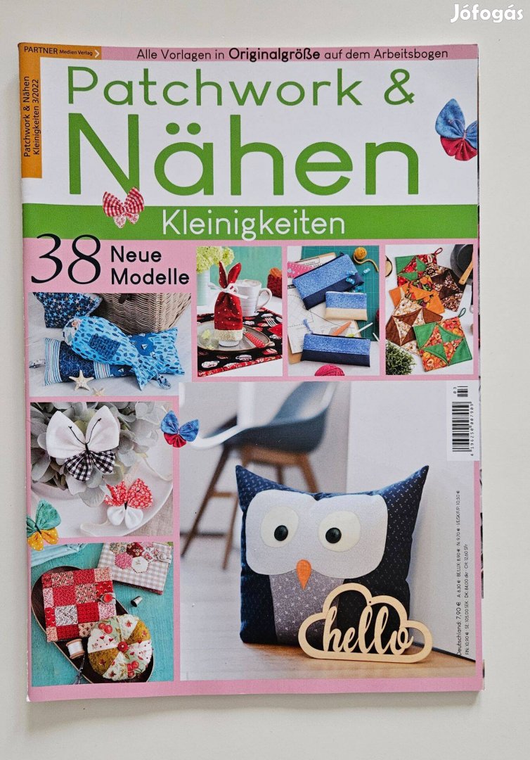 Patchwork & Nähen német nyelvű magazin