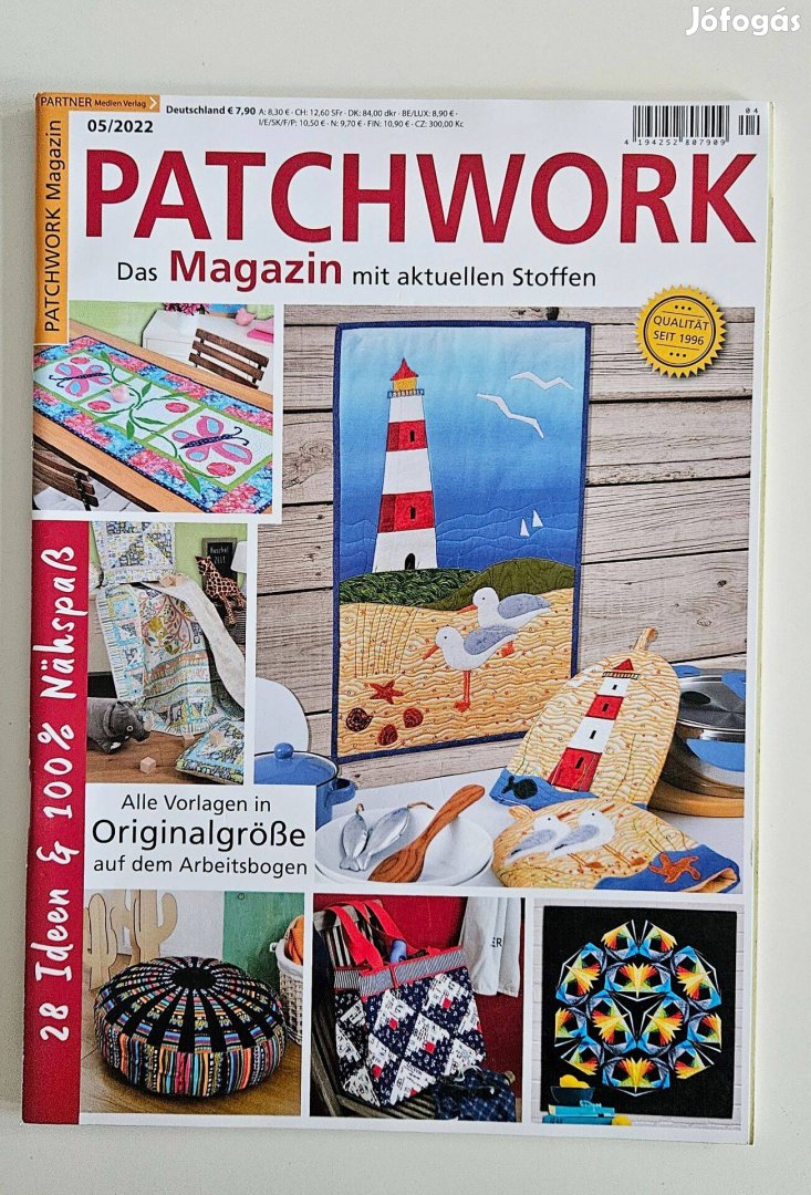 Patchwork német nyelvű kreatív magazin 2022/5