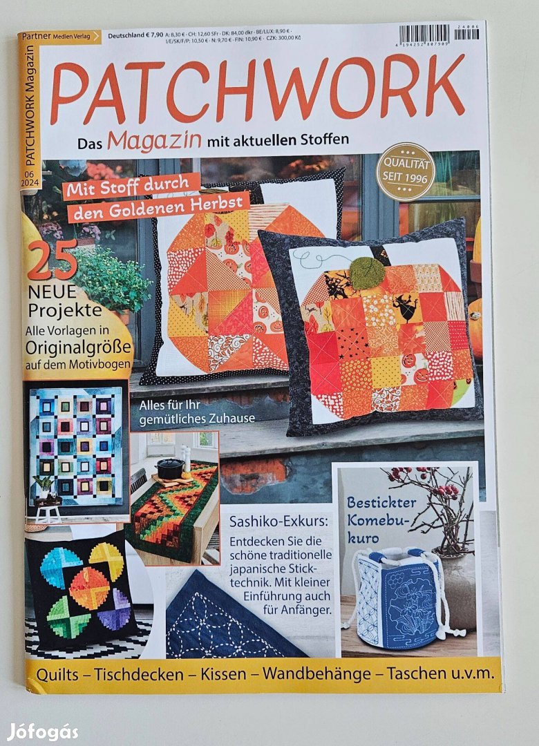 Patchwork német nyelvű magazin 2024/6