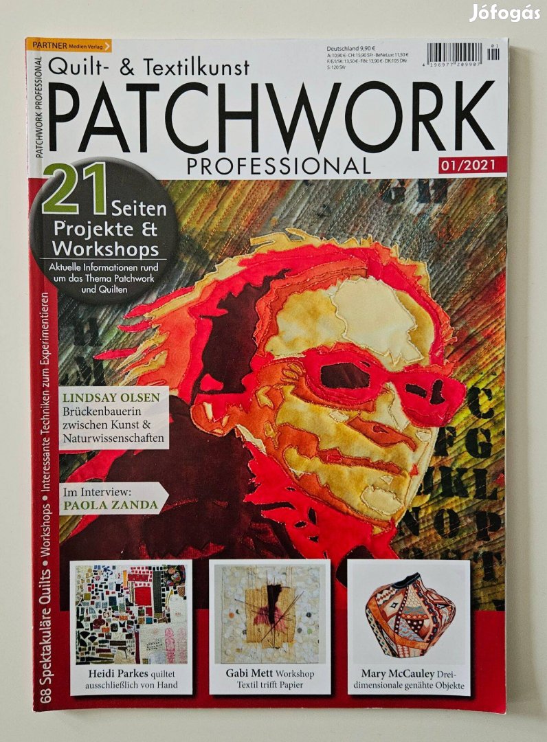 Patchwork professional német nyelvű magazin 2021/1