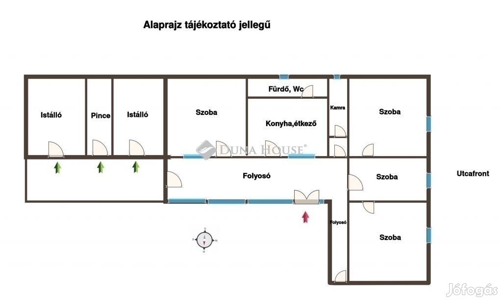 Pátka központjában 4 szobás családiház eladó