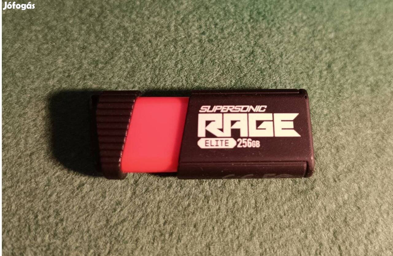 Patriot Supersonic Rage Elite 256GB pendrive, Gyors!