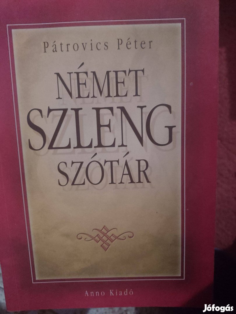 Pátrovics Péter: Német szleng szótár