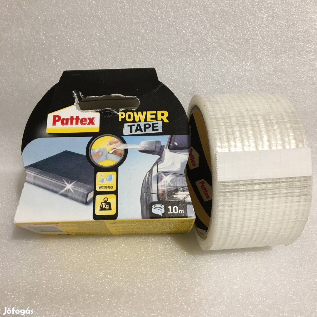 Pattex Powertape ragasztószalag átlátszó 10m vízálló Időjárásálló