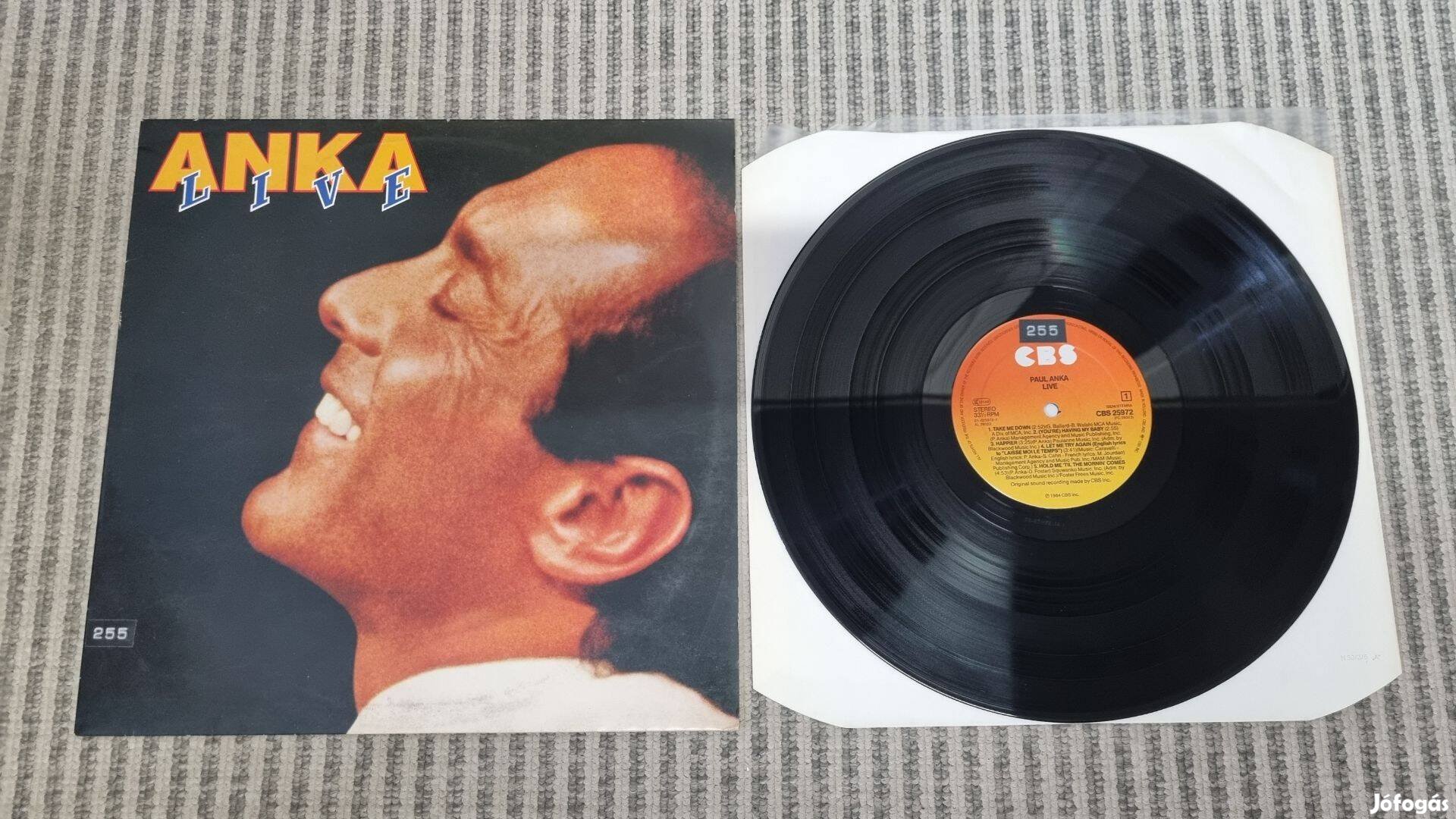 Paul Anka Live - LP