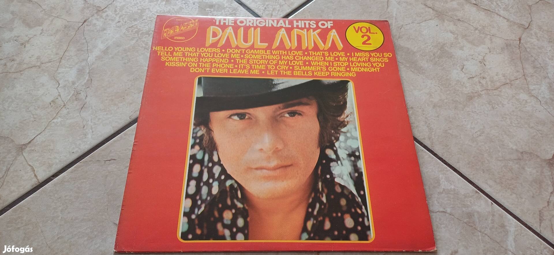 Paul Anka bakelit hanglemez