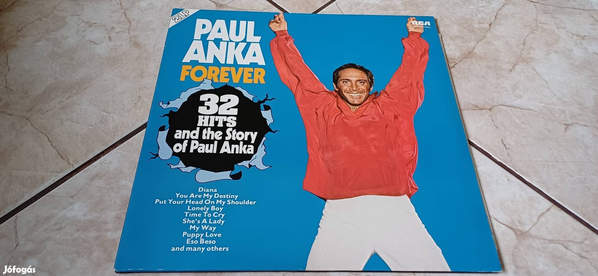 Paul Anka dupla bakelit hanglemez