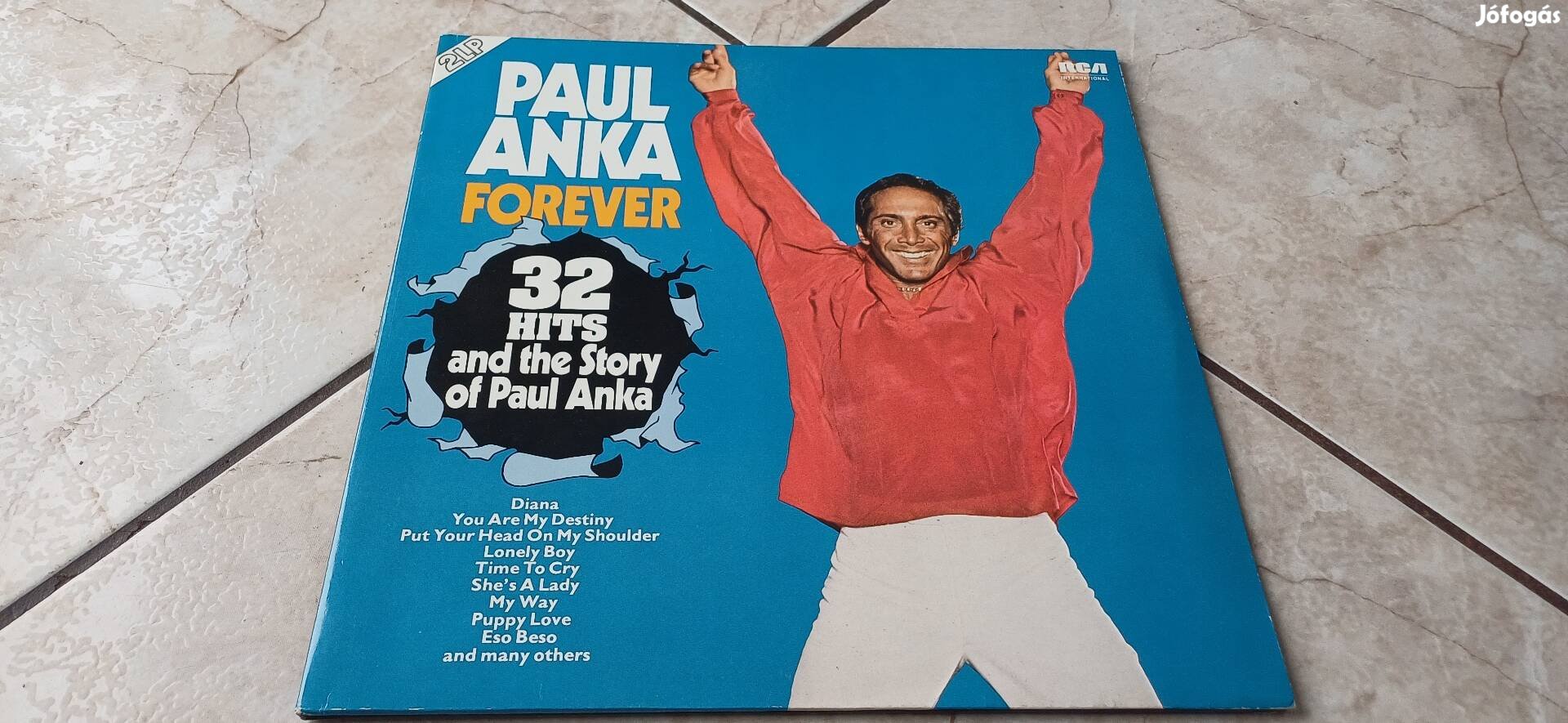 Paul Anka dupla bakelit hanglemez