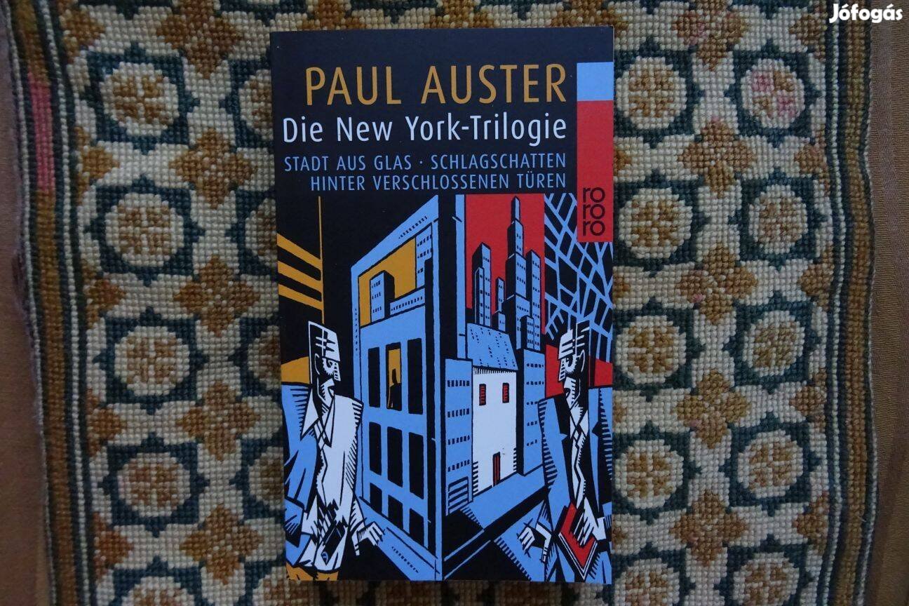 Paul Auster : Die New York Trilogie - német nyelvű