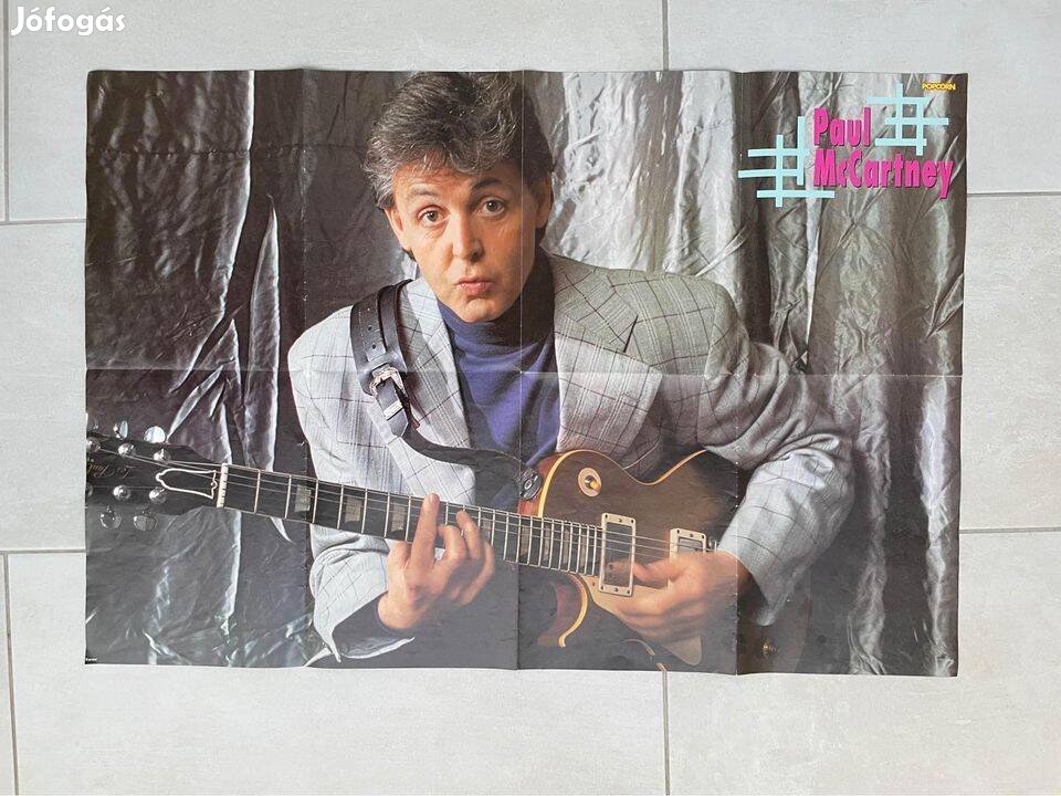 Paul Mccartney - Beatles plakát, poszter, 1991, A1-es méret