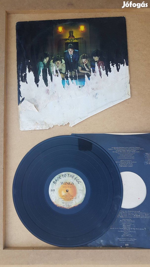 Paul Mccartney and Wings Back To Egg Vinyl LP hanglemez