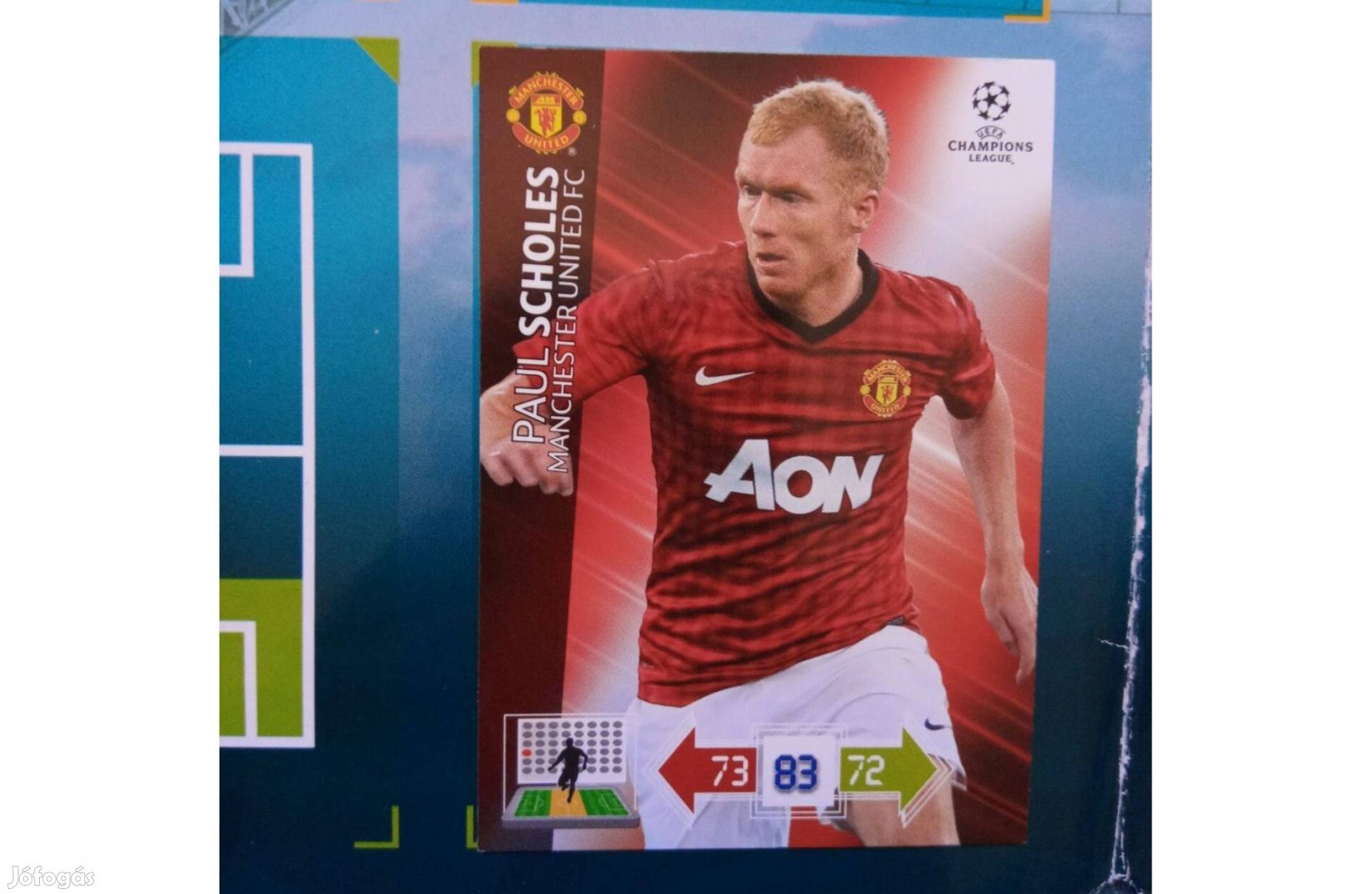 Paul Scholes Ryan Giggs Champions League kártya