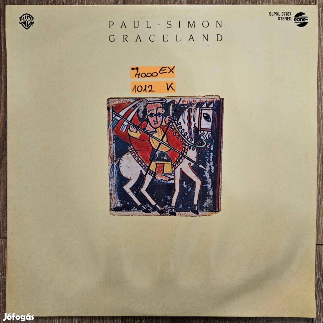 Paul Simon Graceland bakelit lemez, hanglemez LP (1012)