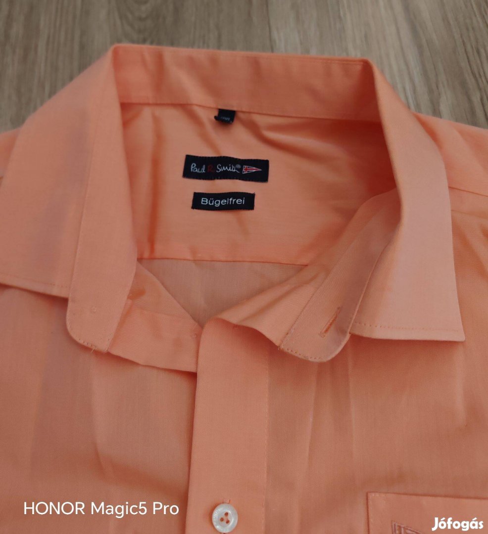 Paul Smith vasalásmentes pamut férfi ing Uj XXL