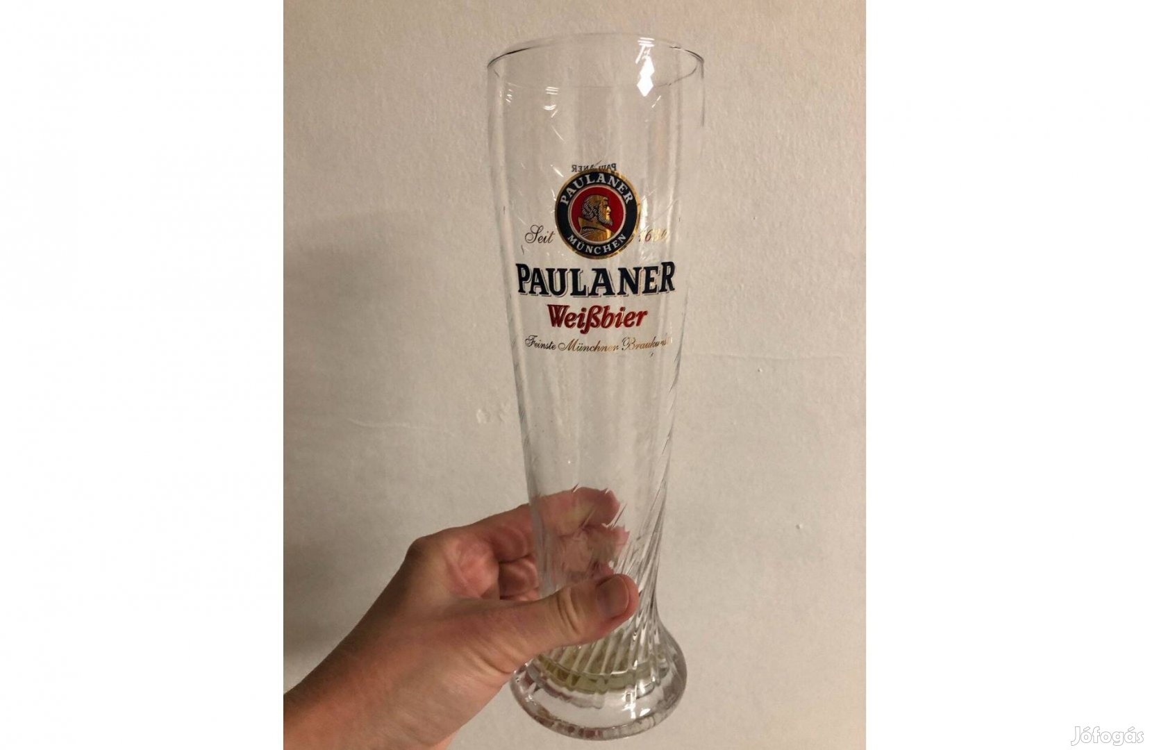 Paulaner Weissbier sörös pohár