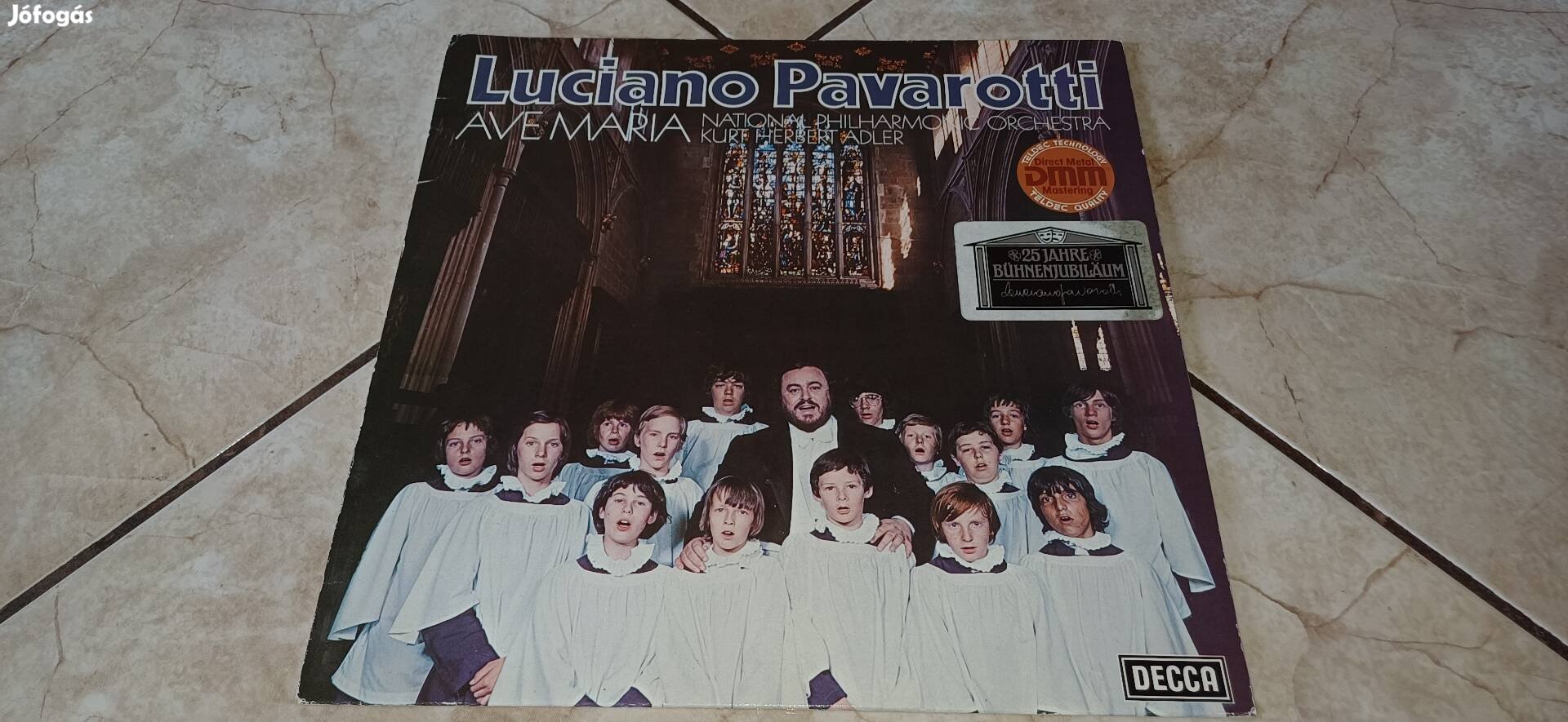 Pavarotti bakelit lemez