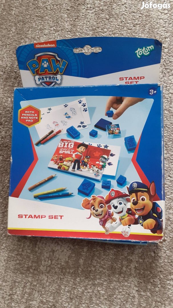 Paw Patrol(Mancs Őrjárat) nyomda játék készlet. Új