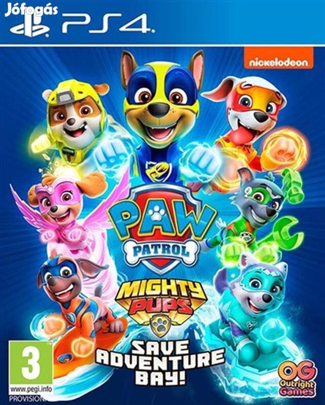 Paw Patrol Mighty Pups Save Adventure Bay Playstation 4 játék