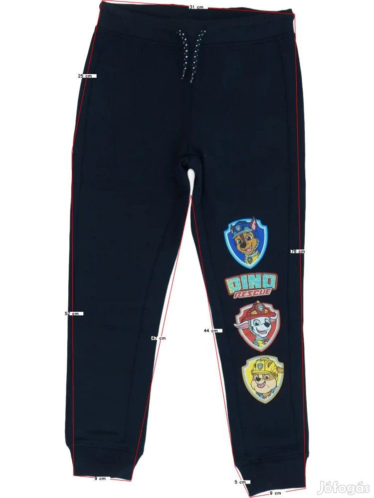 Paw Patrol Új (címkés) Fiú Melegítőnadrág (Méret: 128)
