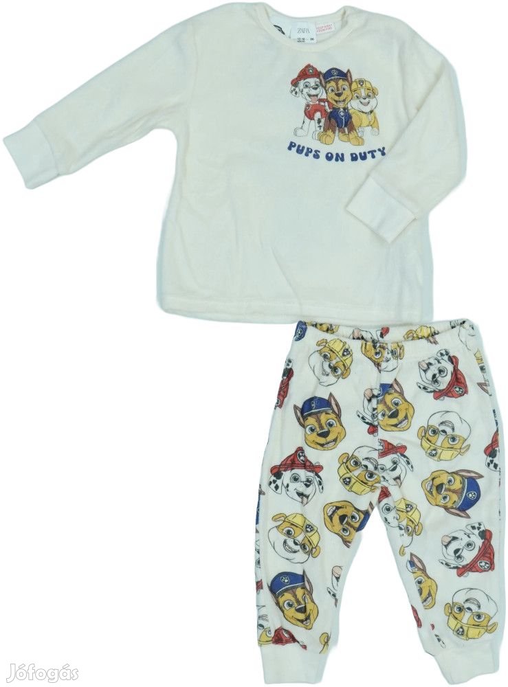 Paw Patrol Új (címkés) Fiú Pizsama (Méret: 86)