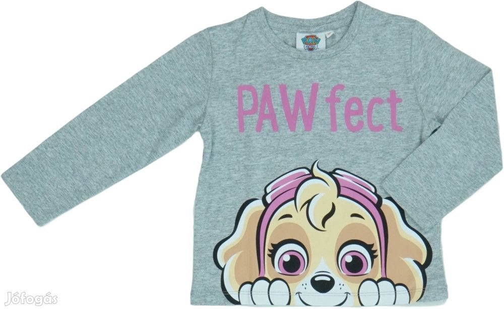 Paw Patrol Új (címkés) Lány Hosszú ujjú felső (Méret: 110)