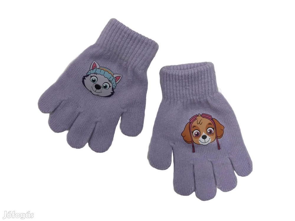 Paw Patrol Új (címkés) Lány Kesztyű (5-ujjas) (Méret: 98)
